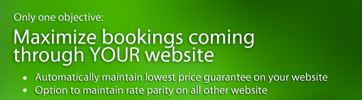 With Netroomz, you can automatically have the lowest bookings on your website!